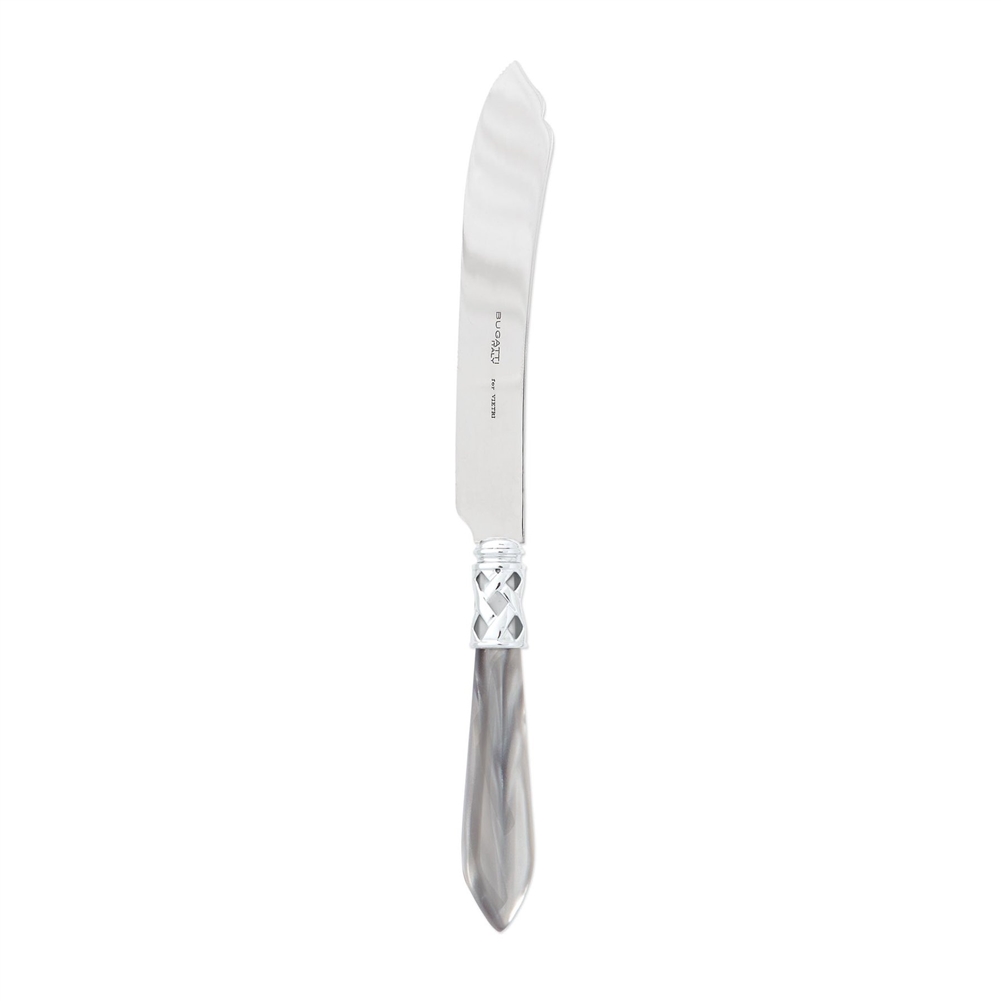 Aladdin Brilliant Light Gray Cake Knife - ALD-9813LG-B