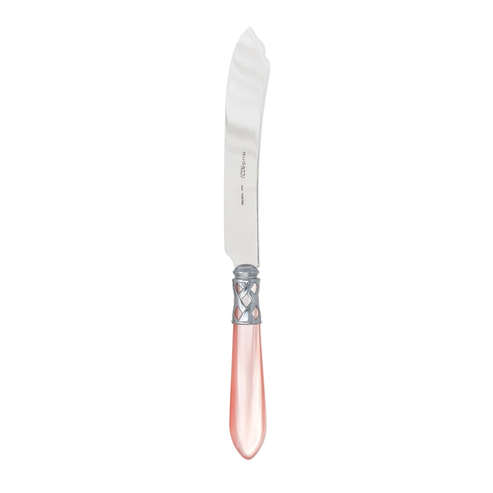 Vietri Aladdin Brilliant Light Pink Cake Knife