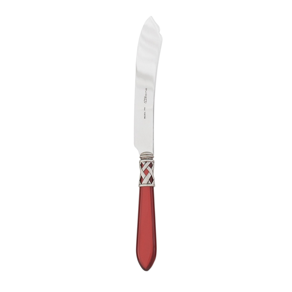 Vietri Aladdin Antique Red Cake Knife - ALD-9813R