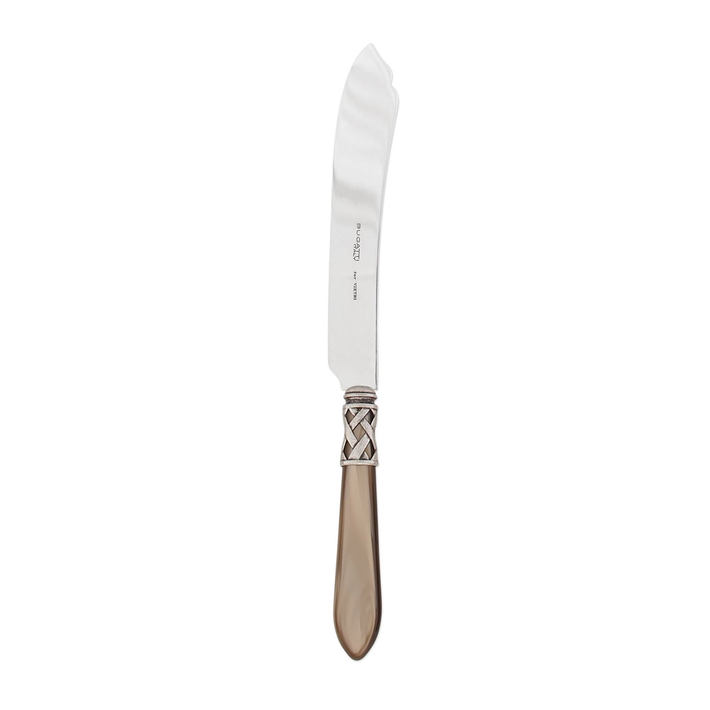 Vietri Aladdin Antique Taupe Cake Knife