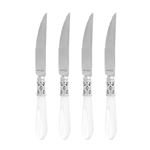 Vietri Aladdin Brilliant Clear Steak Knives Set-4 - ALD-9824CL-B