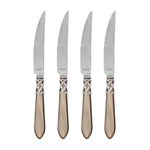 VietrAladdin Antique Taupe Steak Knives - Set of 4