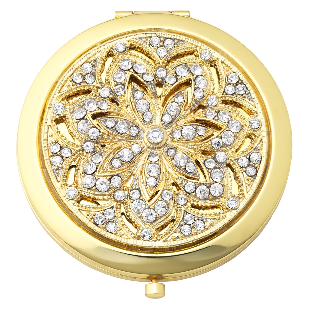 Olivia Riegel Gold Windsor Compact - Chelsea Gifts
