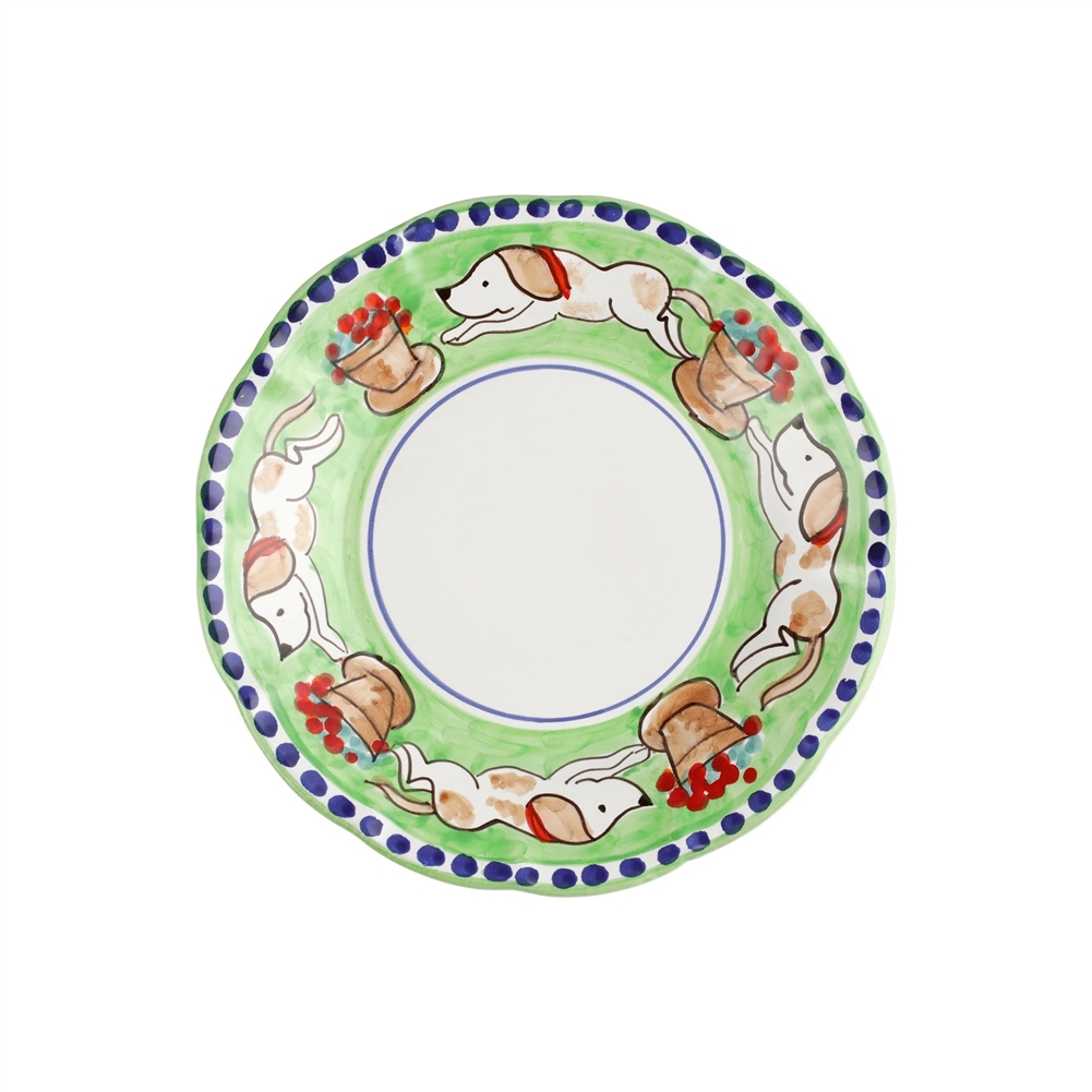 Vietri Campagna Cane Salad Plate