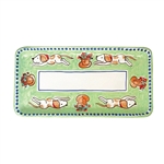 Vietri Campagna Cane Rectangular Platter