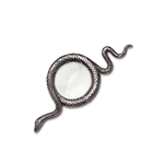 L'Objet Snake Platinum Magnifying Glass - Small