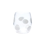 Vietri Drop Stemless Wine Glass - DRP-5421