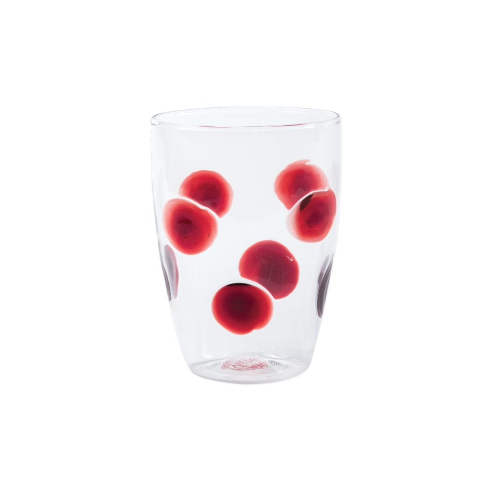 Vietri Drop Tall Tumbler - Red - DRP-5438R