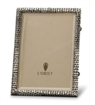 L'Objet Platinum Scales Photo Frame 5x7