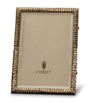 L'Objet Gold Plated Scales Frame 5x7