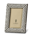 L'objet Platinum Braid Photo Frame 2x3