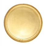 Vietri Florentine Wooden Accessories Gold Medium Round Tray