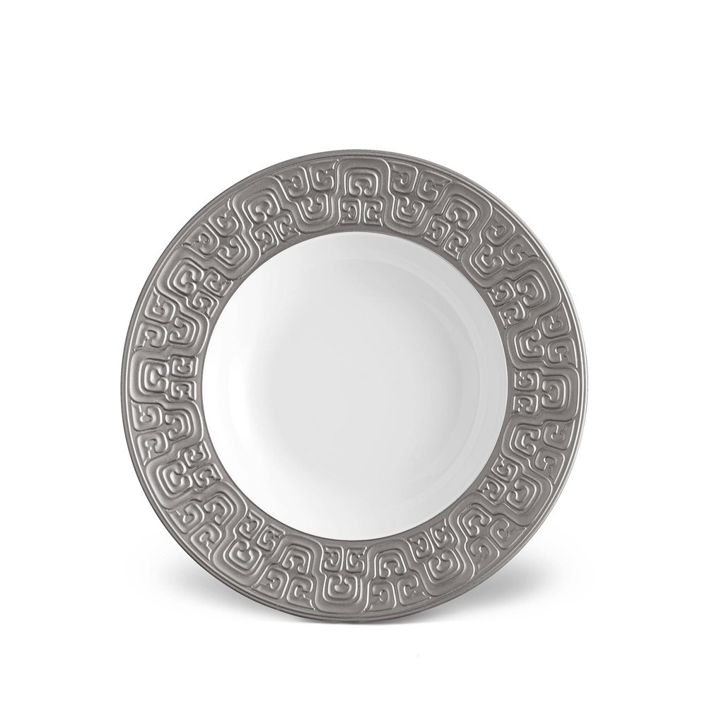 L'Objet Han Platinum Soup Plate