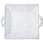 Vietri Incanto Stripe Square Handled Platter