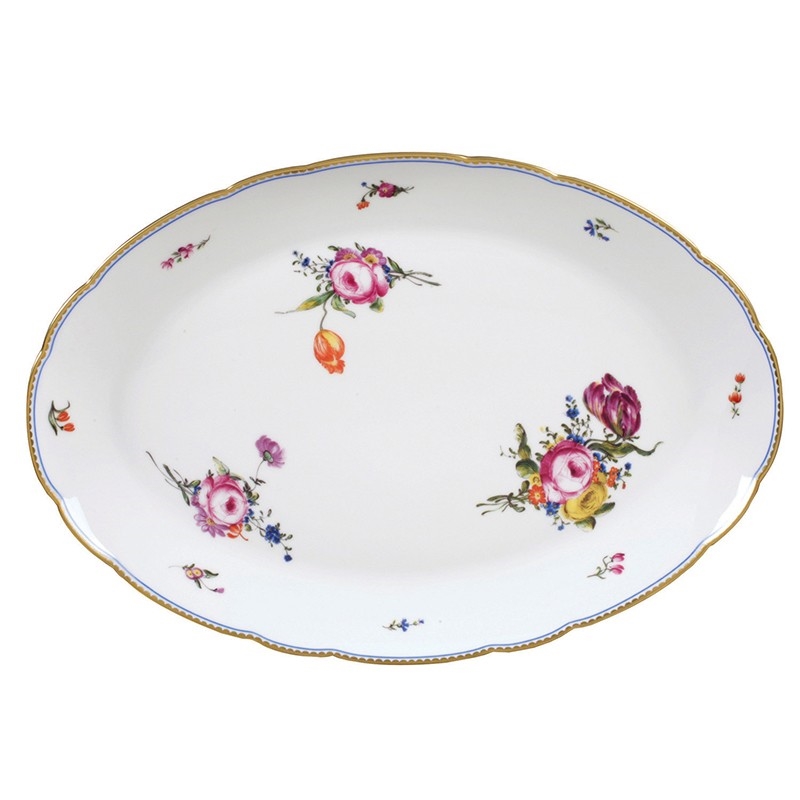 Bernardaud A La Reine Oval Platter