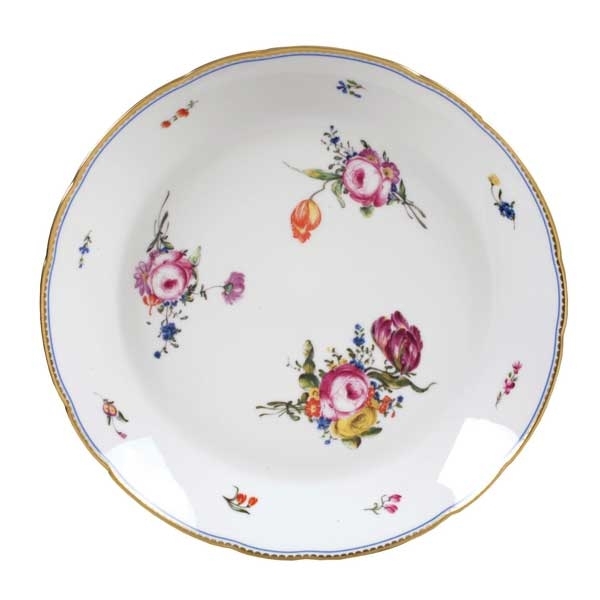 Bernardaud A La Reine Deep Round Dish