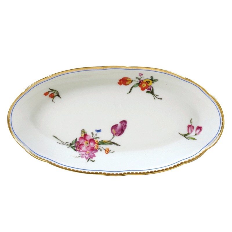 Bernardaud A La Reine Relish Dish