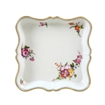 Bernardaud A La Reine Square Scalloped Tray