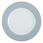 Bernardaud Elysee Service Plate Solid Light Blue Rim