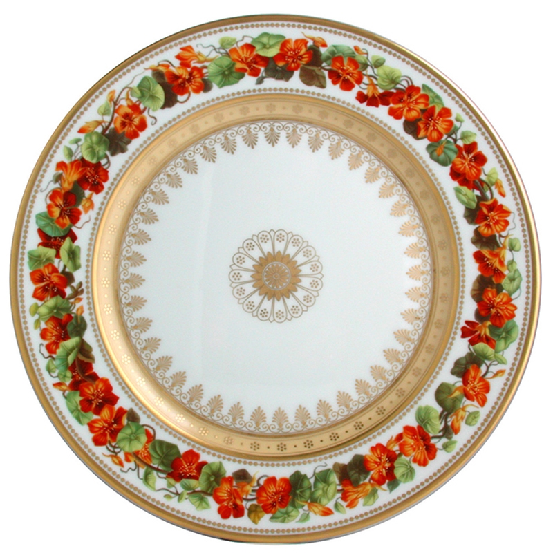 Bernardaud Botanique Dinner Plate Nasturium