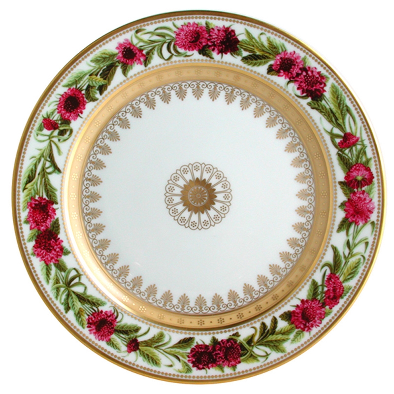 Bernardaud Botanique Salad Plate Scabiosa