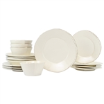 Vietri Lastra Linen 16Pc Dinnerware Service for 4