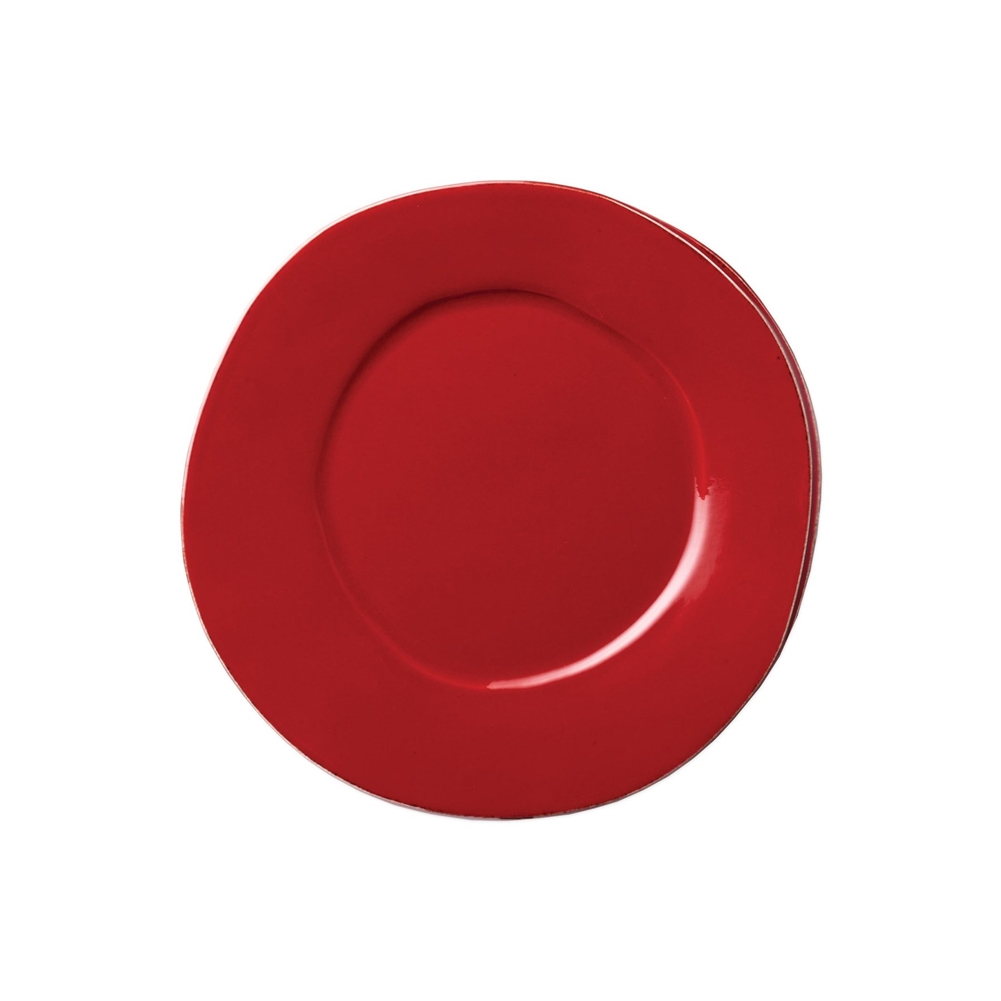 Vietri Lastra Red Salad Plate - LAS-2601R