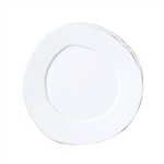 Vietri Lastra White Salad Plate