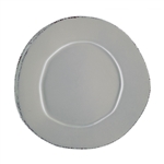 Vietri Lastra Gray European Dinner Plate