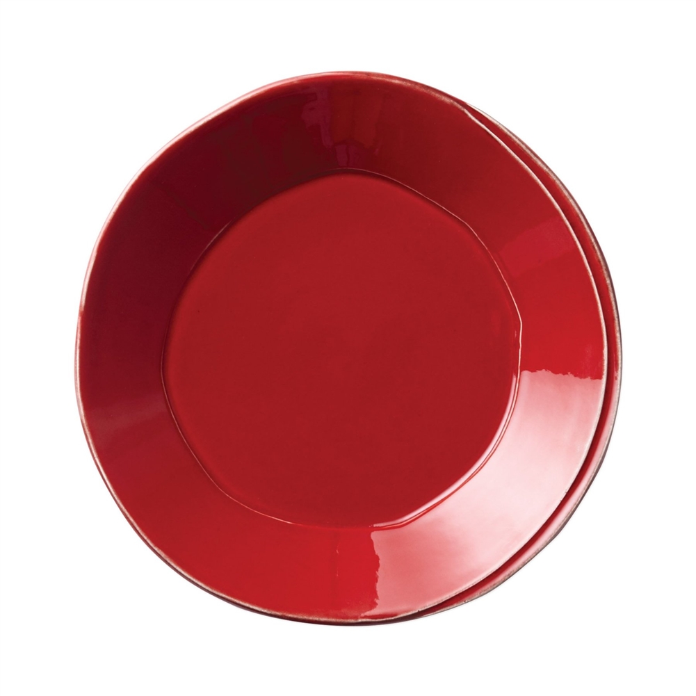 Vietri Lastra Red European Dinner Plate - LAS-2606R