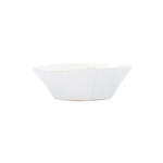 Vietri Lastra White Small Oval Bowl - LAS-2607W