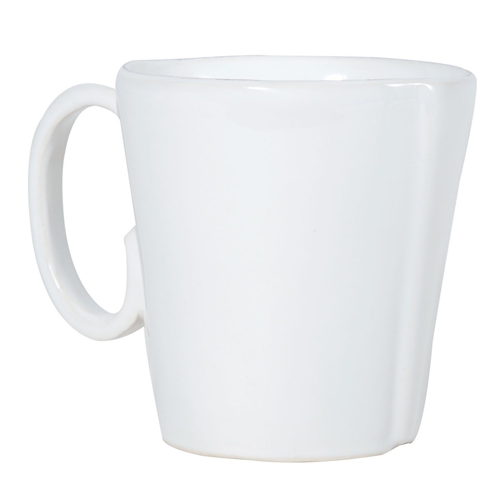 Vietri Lastra White Mug