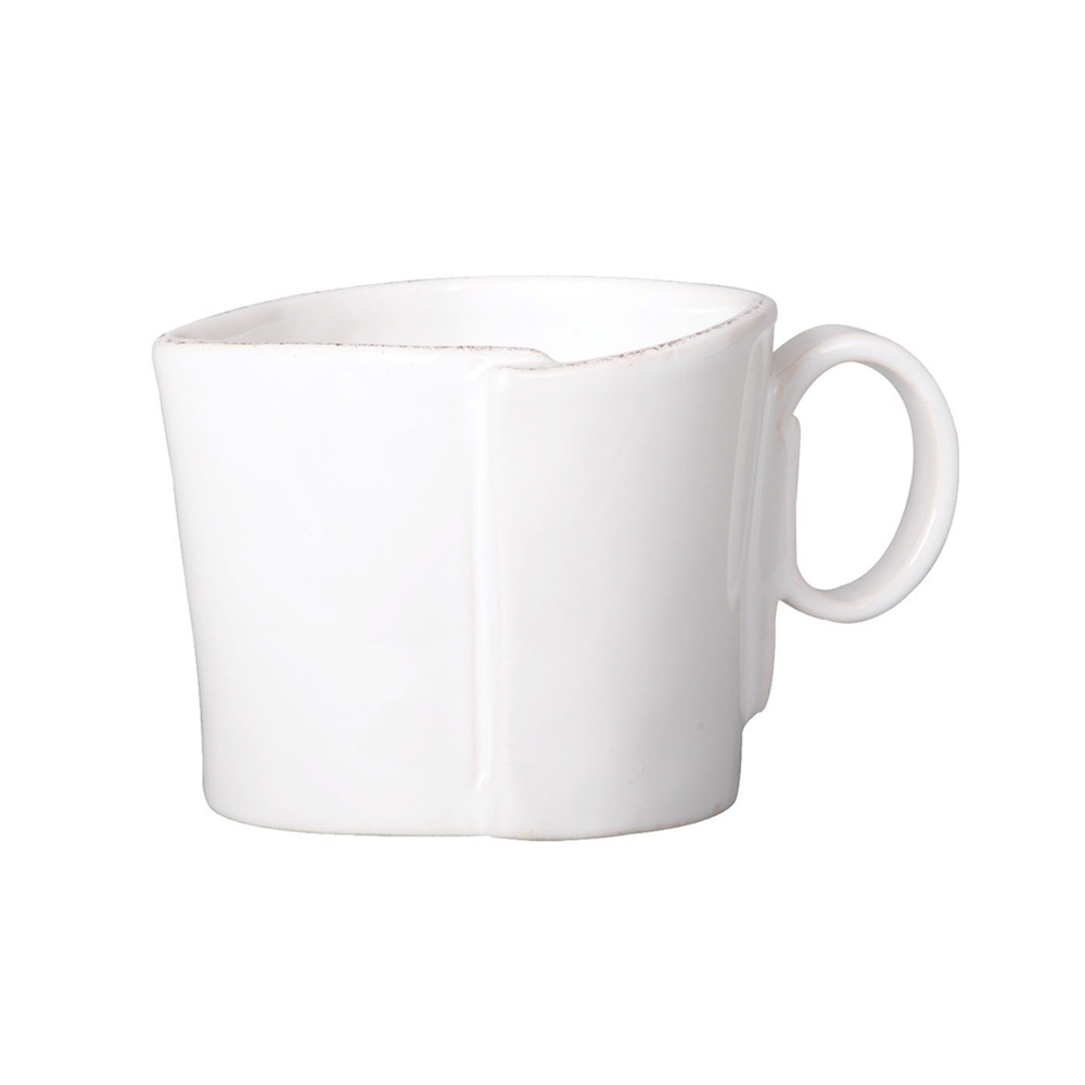 Vietri Lastra White Creamer