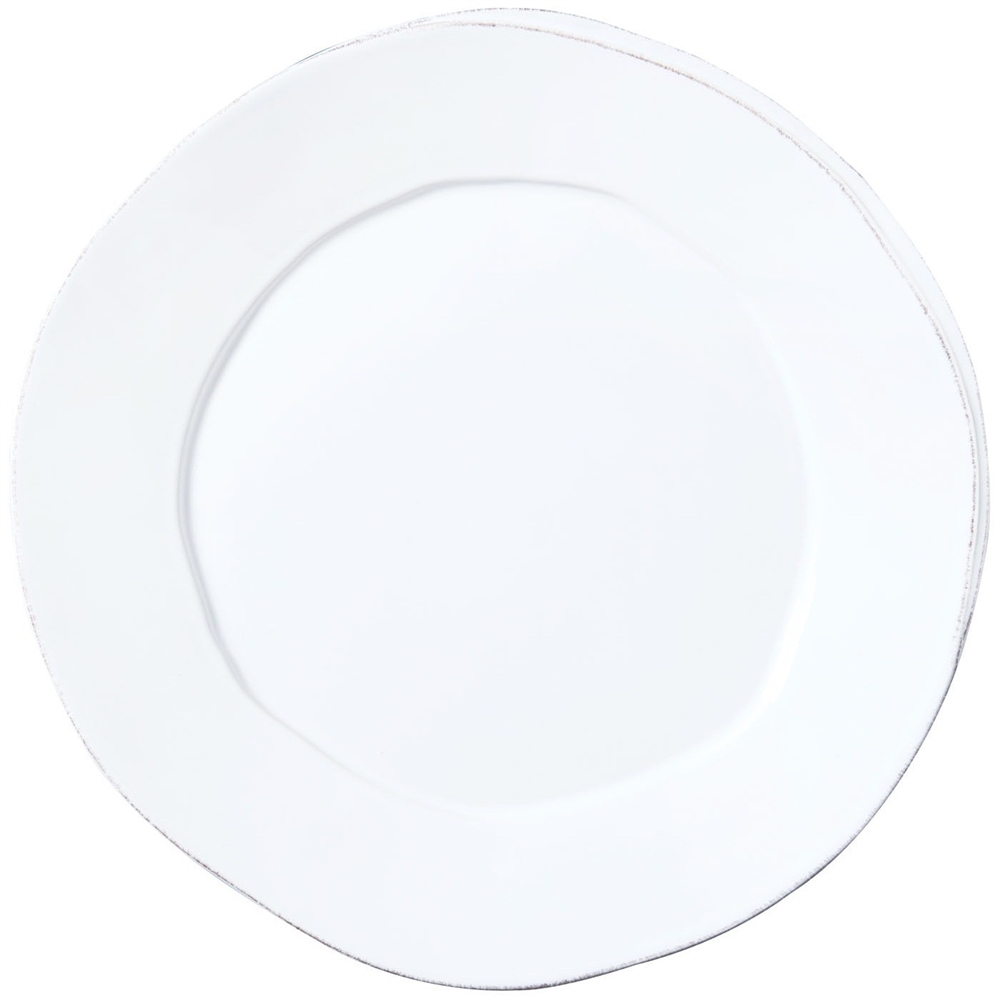 Vietri Lastra White Round Platter