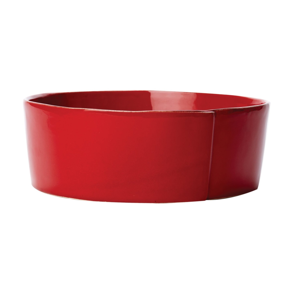 Vietri Lastra Red Large Serving Bowl - LAS-2632R