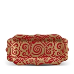 L'objet Fortuny Platter Rectangular Maori Red