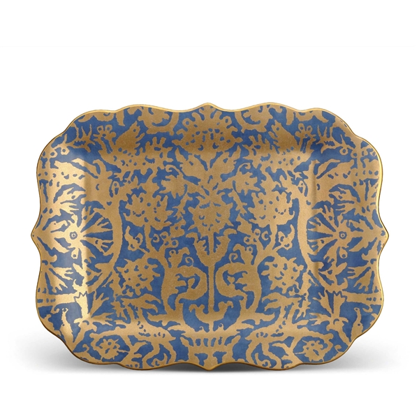 L'objet Fortuny Platter Rectangular Pergolesi Blue