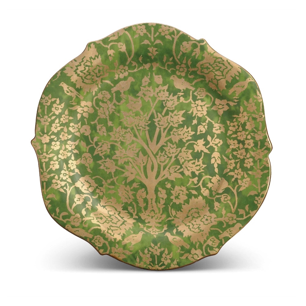 L'objet Fortuny Platter Round Alberelli Green