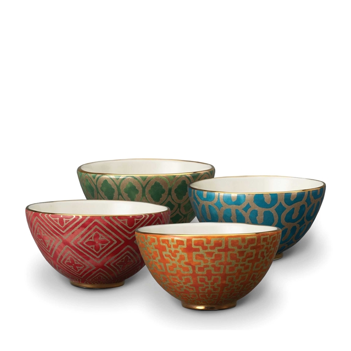 L'objet Fortuny Cereal Bowls Set/4 Assorted Colors