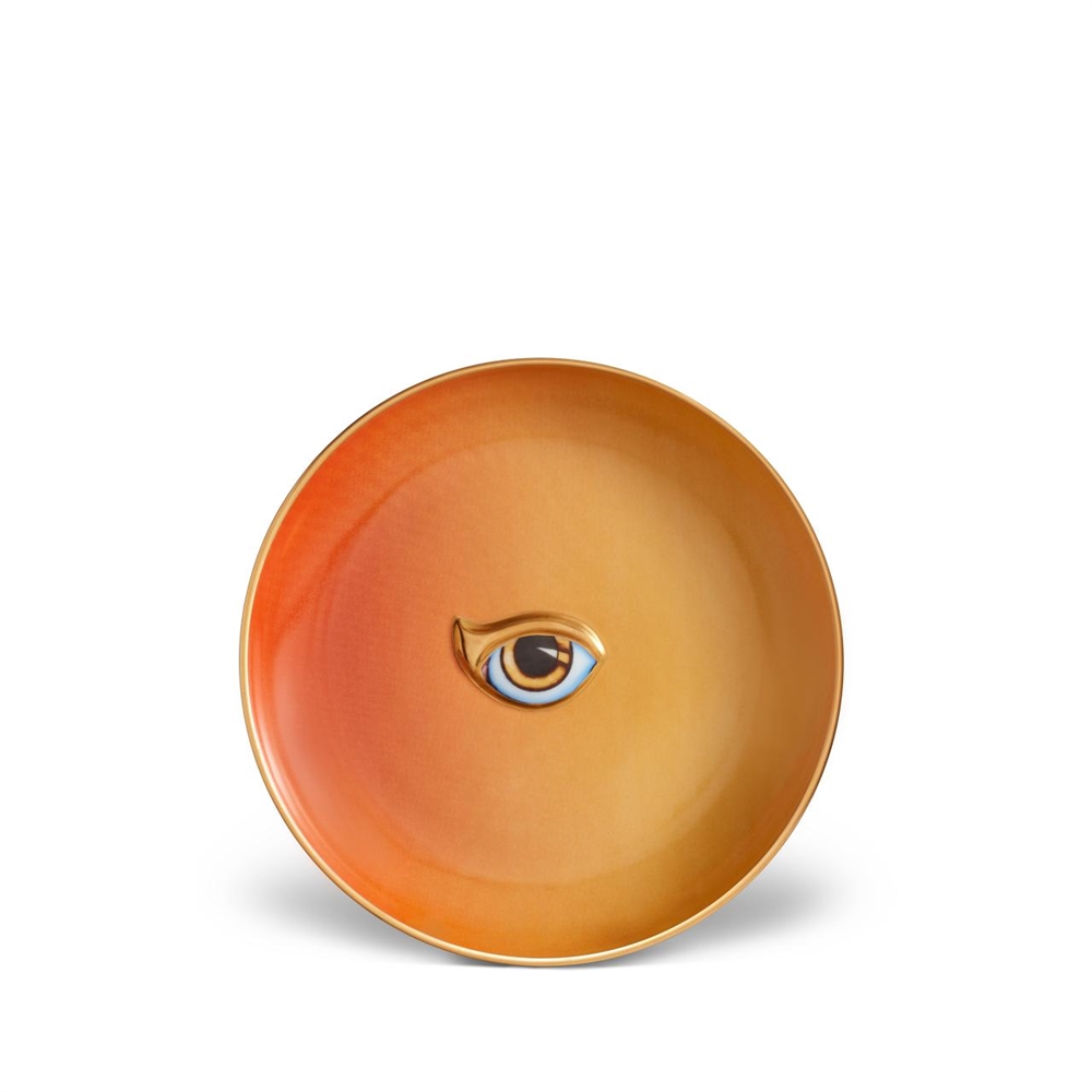 L'objet Lito-Eye Canape Plate-Orange+Yellow