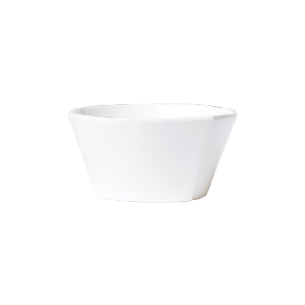 Vietri Melamine Lastra White Stacking Cereal Bowl - MLAS-W2302