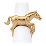 L'Objet Napkin Jewels Gold Horse