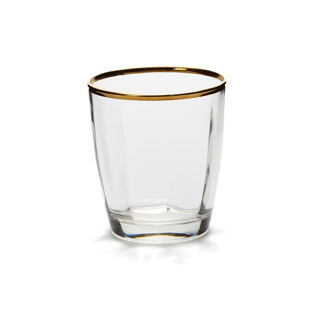 Vietri Optical Gold Double Old Fashioned - OPG-8812