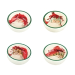 Vietri Old St Nick Assorted Condiment Bowls - Set of 4 - OSN-7803