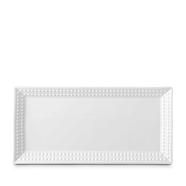 L'objet Perlee White Rectangular Platter