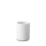 L'Objet Perlee White Small Vase