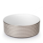 L'objet Perlee Platinum 12" Vertical Bowl