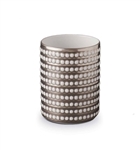 L'Objet Perlee Platinum Small Vase