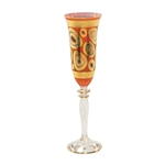 Vietri Regalia Orange Champagne Glass - RGI-7650O