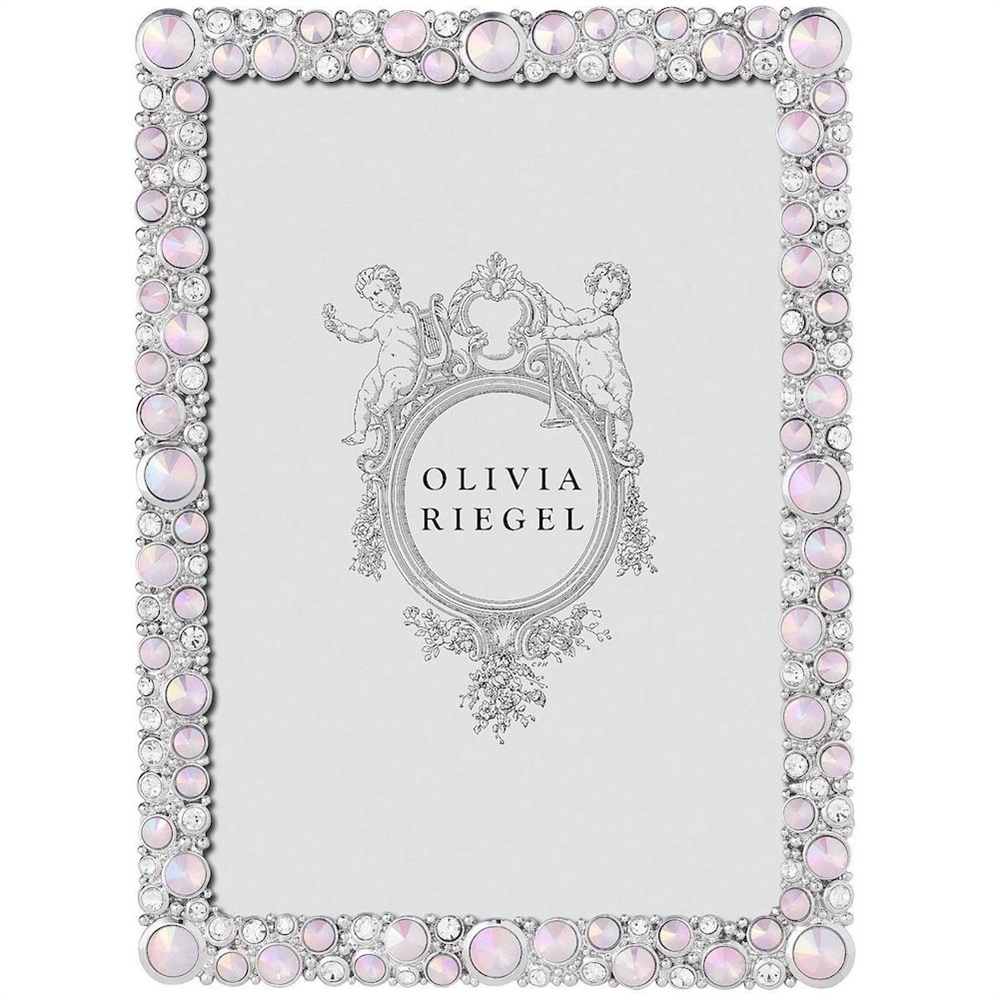 Olivia Riegel McKenzie 4 x 6 Frame with Opaline Rose Gemstones